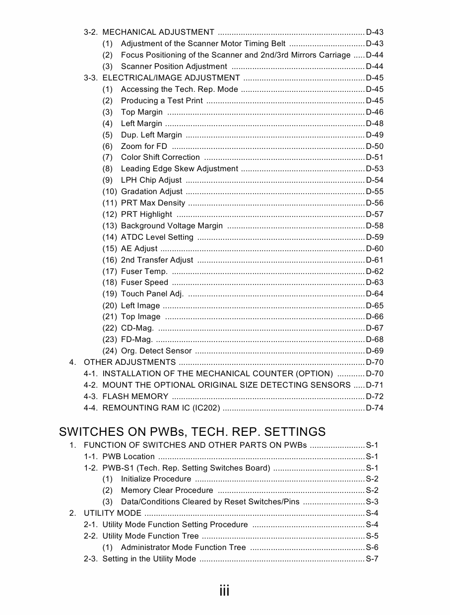 Konica-Minolta Options CF3102 CF2002 Service Manual-2